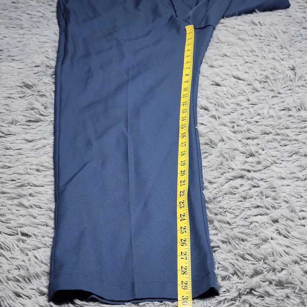 Haggar‎ Golf Pants Mens 40x30 Cool 18 Pro Classic Fit Dress Workwear Polyester